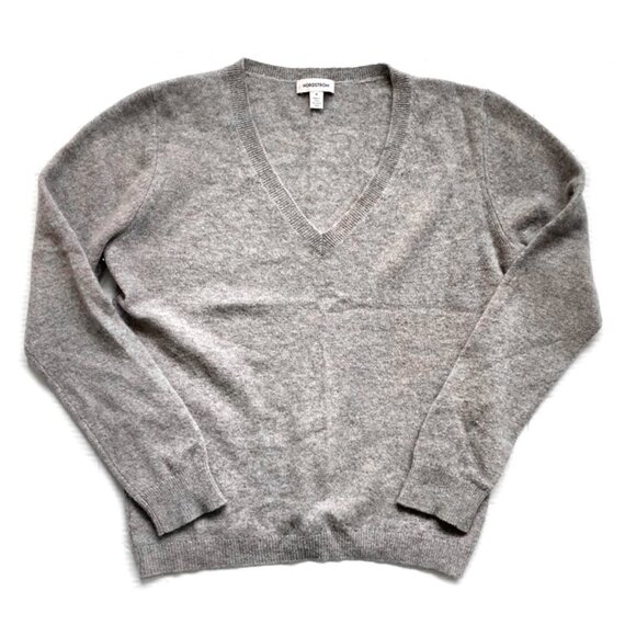 Nordstrom V-Neck Cashmere Sweater - Picture 8 of 8